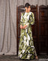 Satin Ankle Length Dress 63091